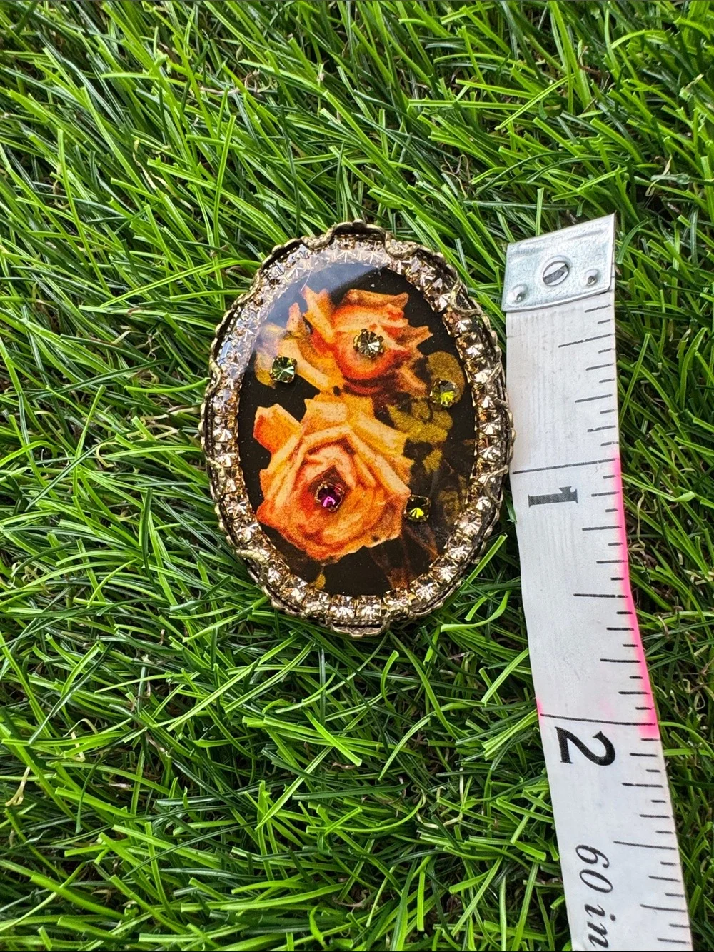 Vintage Floral Brooch